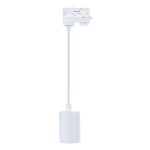Noxion Railspot Hanglamp 3-Fase Ecowhite Aluminium Wit | Geschikt voor 1x GU10