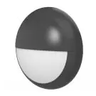 Noxion LED Bulkhead Pro V2 Wit 12/16/20W 2400lm - 830-840-865 CCT | 325mm - IP65 - Bewegings- en Lichtsensor + Ooglid Ring Zwart