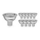Voordeelpak 10x Noxion LED Spot GU5.3 MR16 7.5W 621lm 60D - 840 Koel Wit | Dimbaar - Vervangt 50W