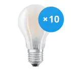 Voordeelpak 10x Ledvance CLASSIC LED E27 Peer Filament Mat 6.5W 806lm - 827 Zeer Warm Wit | Vervangt 60W